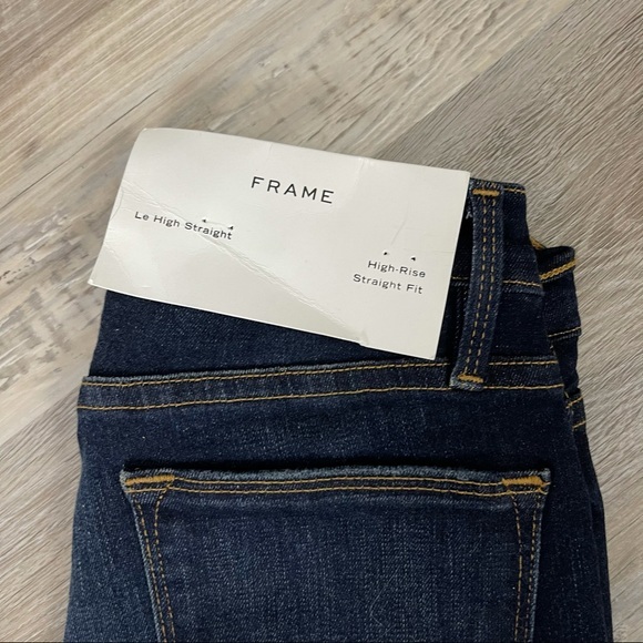 Frame Denim Le High Straight Cropped Fort Fellah - Picture 11 of 16